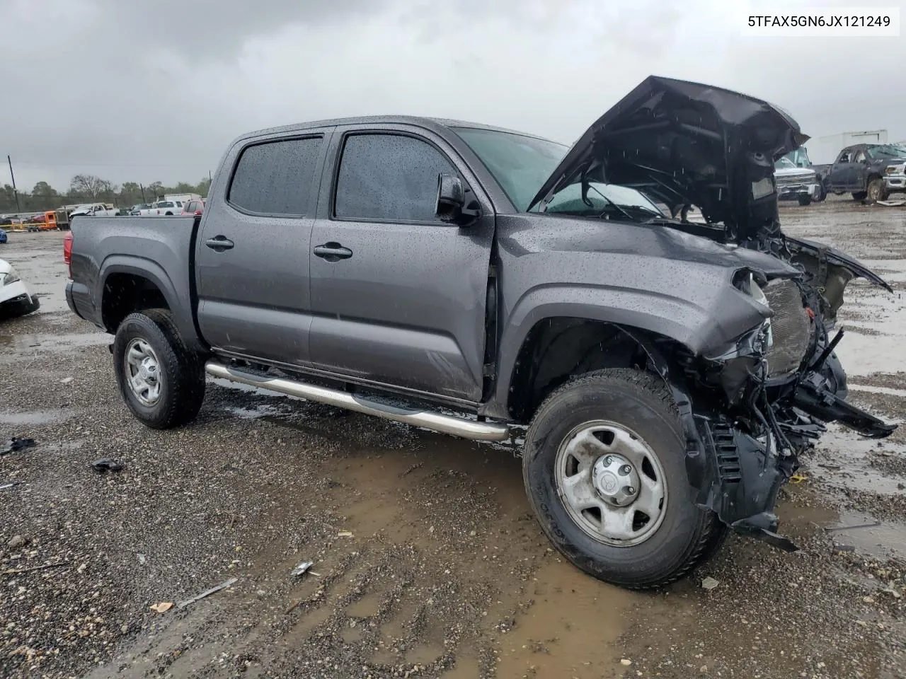 2018 Toyota Tacoma Double Cab VIN: 5TFAX5GN6JX121249 Lot: 80708314