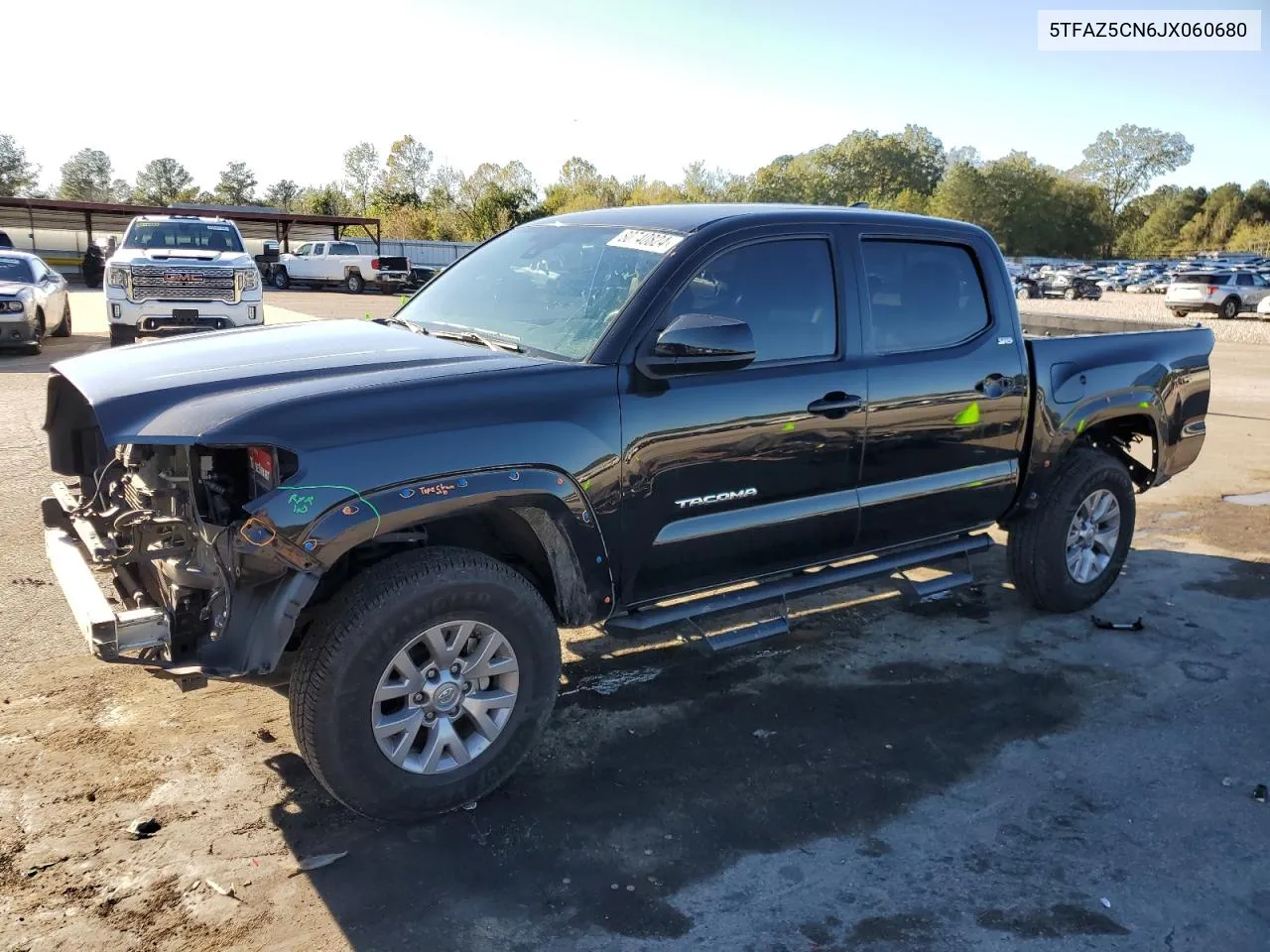 2018 Toyota Tacoma Double Cab VIN: 5TFAZ5CN6JX060680 Lot: 80740824