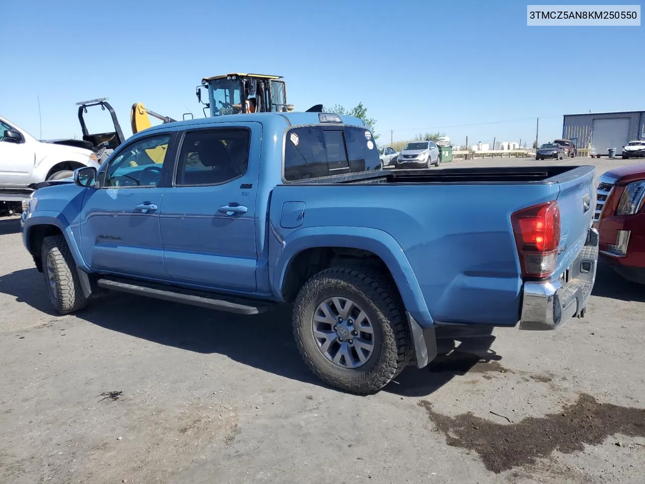 2019 Toyota Tacoma Double Cab VIN: 3TMCZ5AN8KM250550 Lot: 51242314