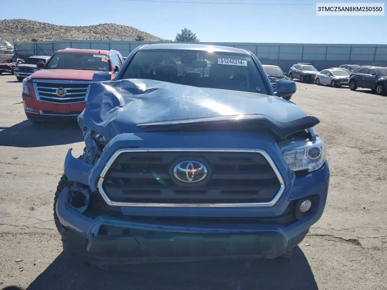 2019 Toyota Tacoma Double Cab VIN: 3TMCZ5AN8KM250550 Lot: 51242314