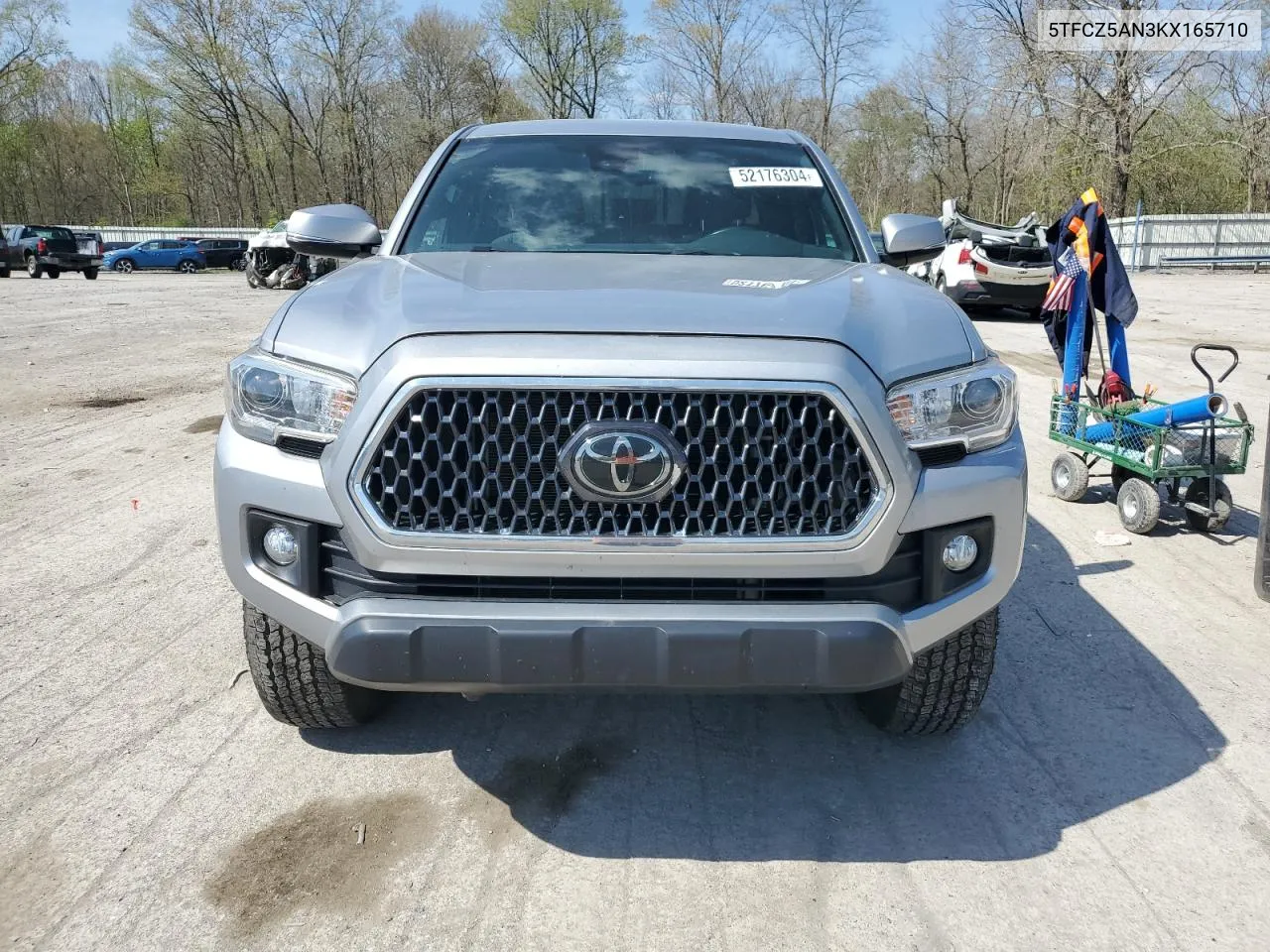 2019 Toyota Tacoma Double Cab VIN: 5TFCZ5AN3KX165710 Lot: 52176304