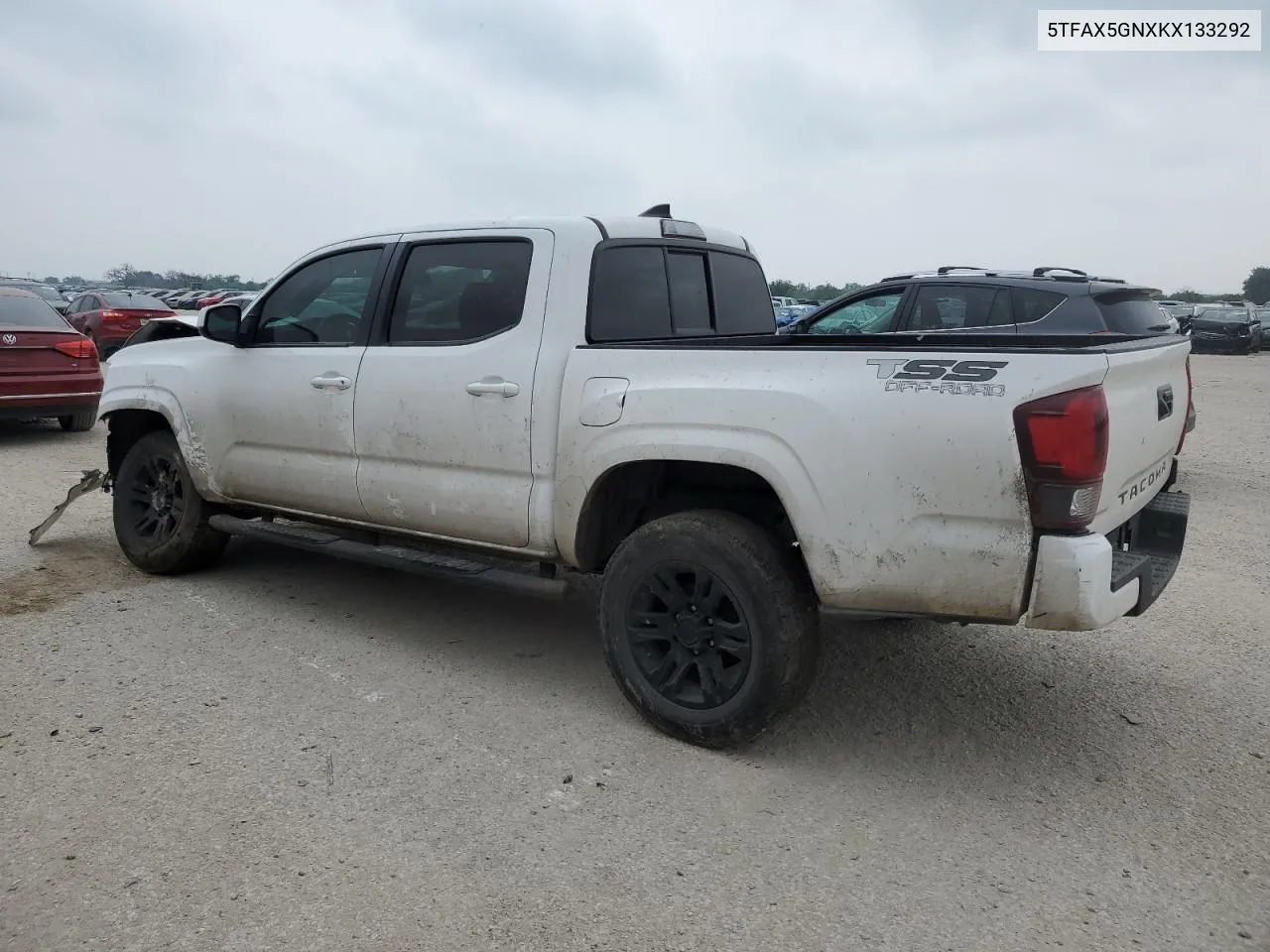 2019 Toyota Tacoma Double Cab VIN: 5TFAX5GNXKX133292 Lot: 55344664