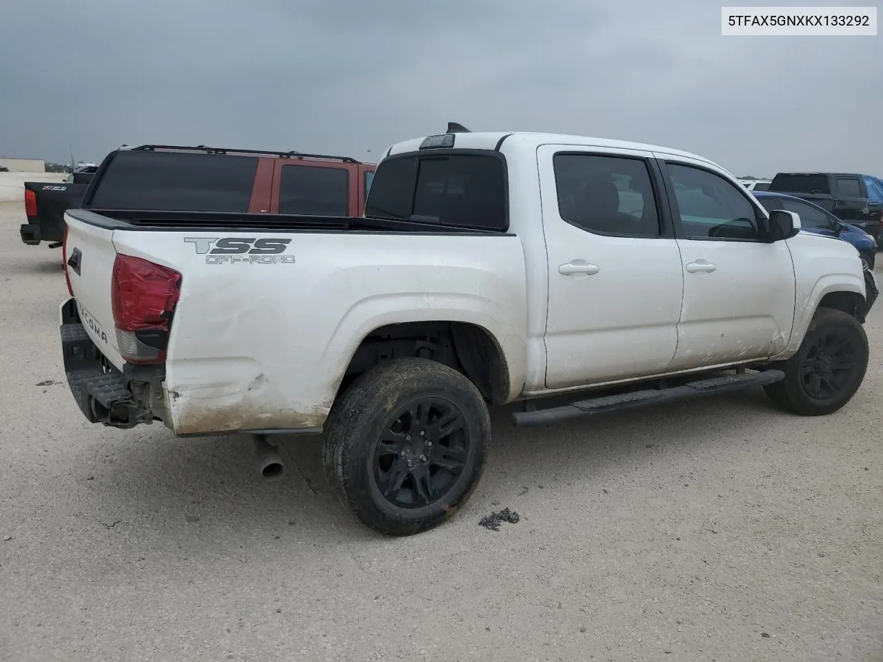 2019 Toyota Tacoma Double Cab VIN: 5TFAX5GNXKX133292 Lot: 55344664