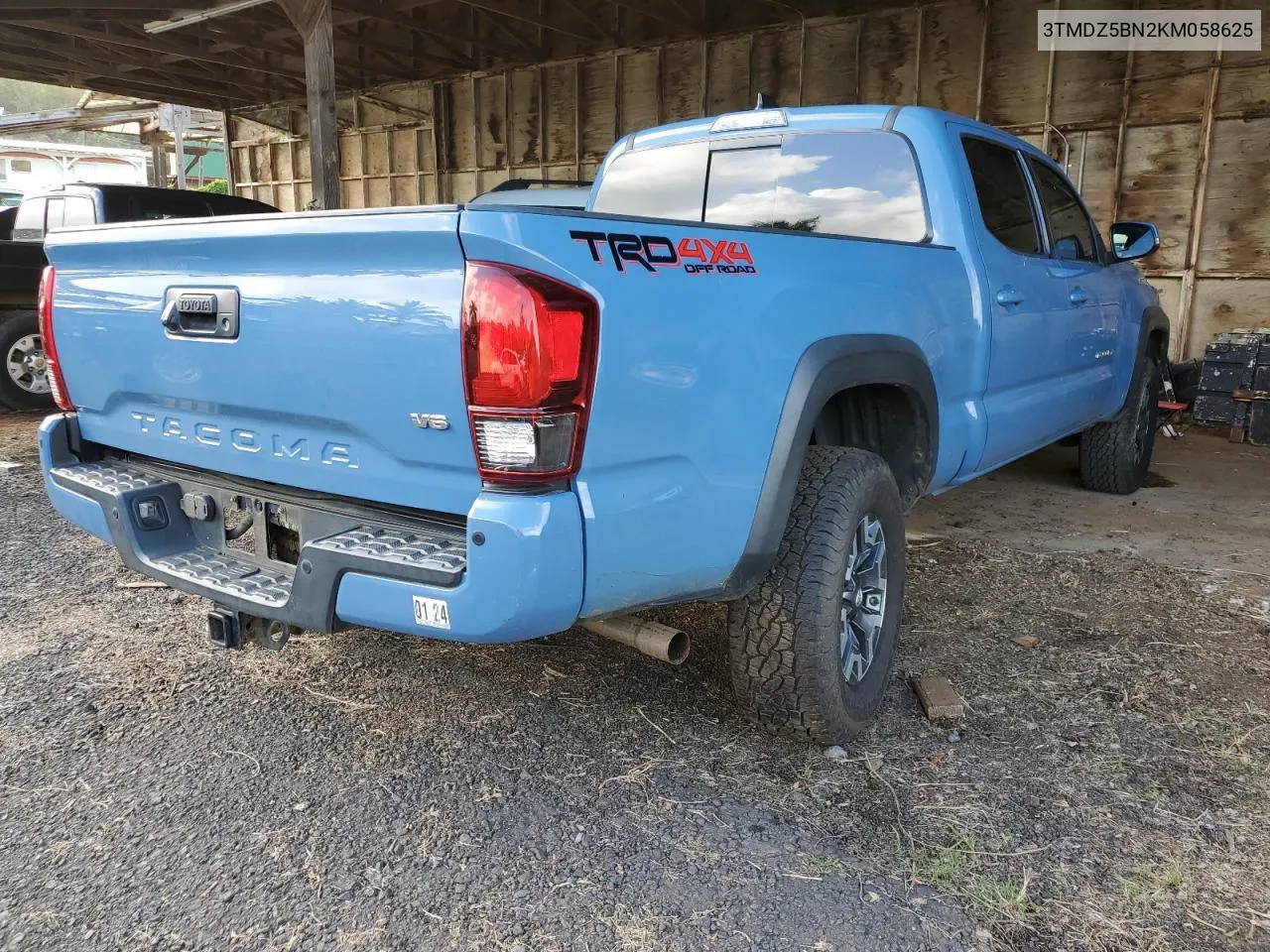 3TMDZ5BN2KM058625 2019 Toyota Tacoma Double Cab