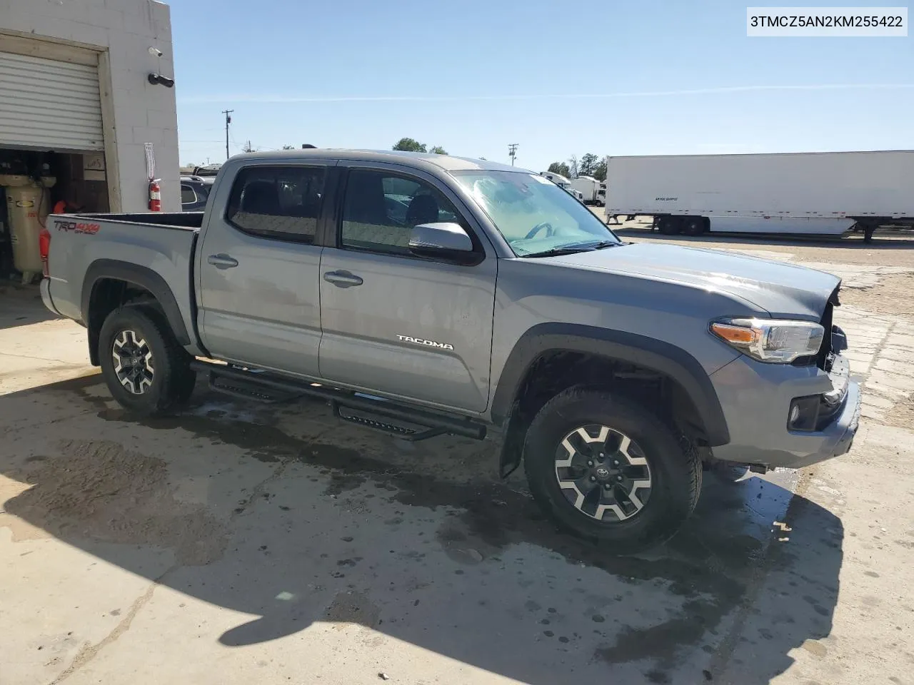 2019 Toyota Tacoma Double Cab VIN: 3TMCZ5AN2KM255422 Lot: 56197454