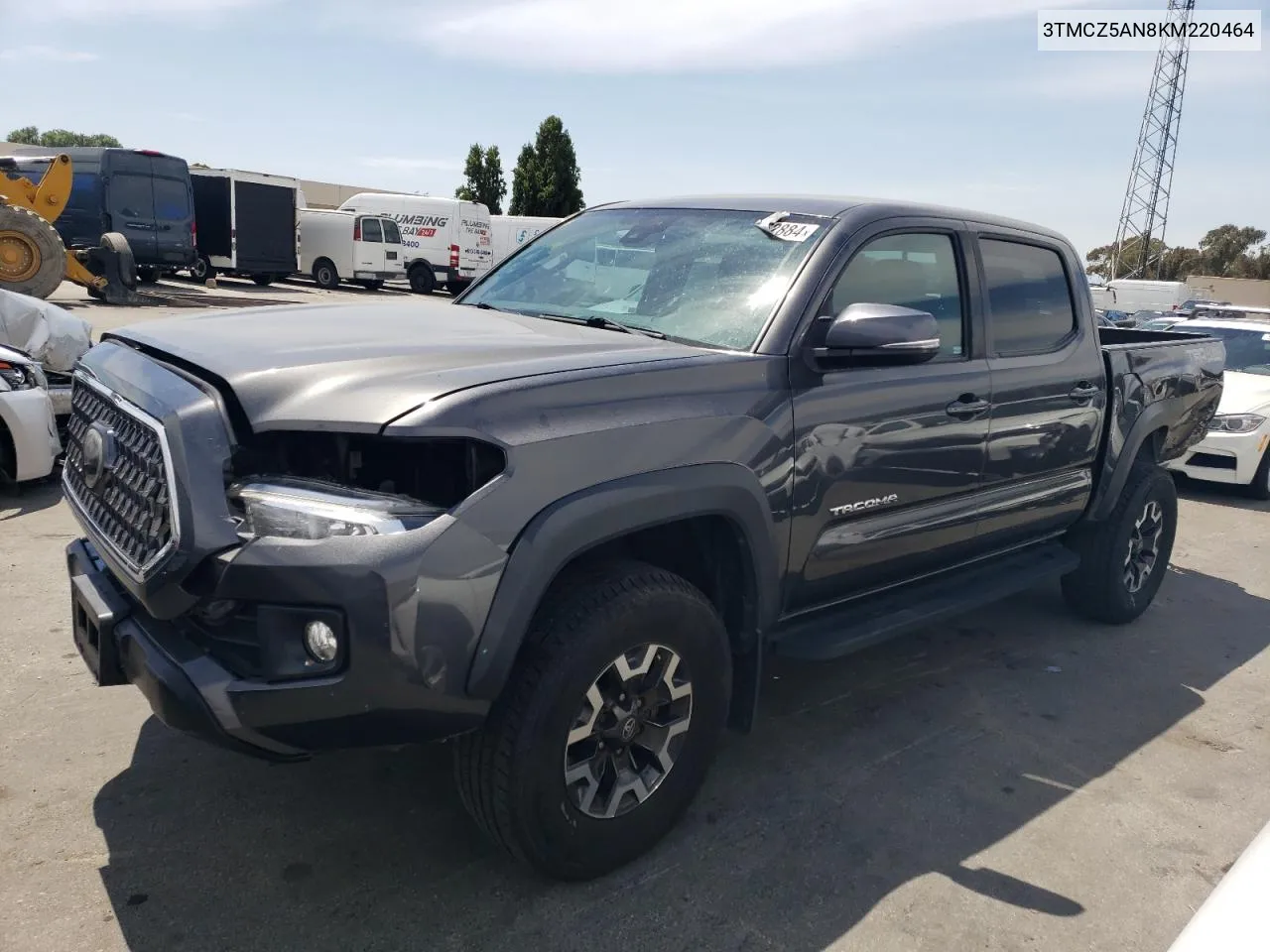 2019 Toyota Tacoma Double Cab VIN: 3TMCZ5AN8KM220464 Lot: 58962884