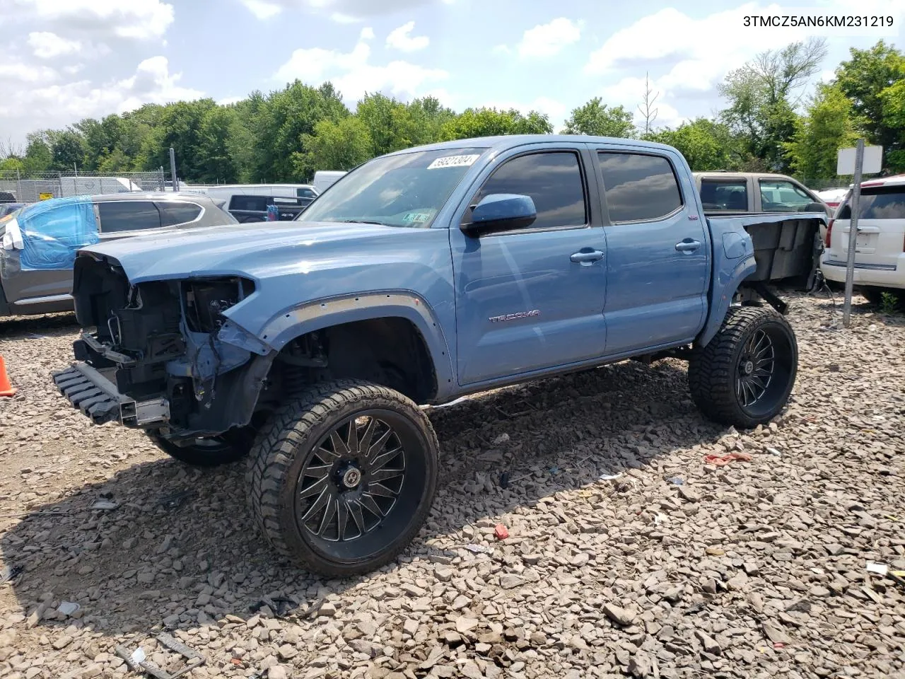 2019 Toyota Tacoma Double Cab VIN: 3TMCZ5AN6KM231219 Lot: 59321304