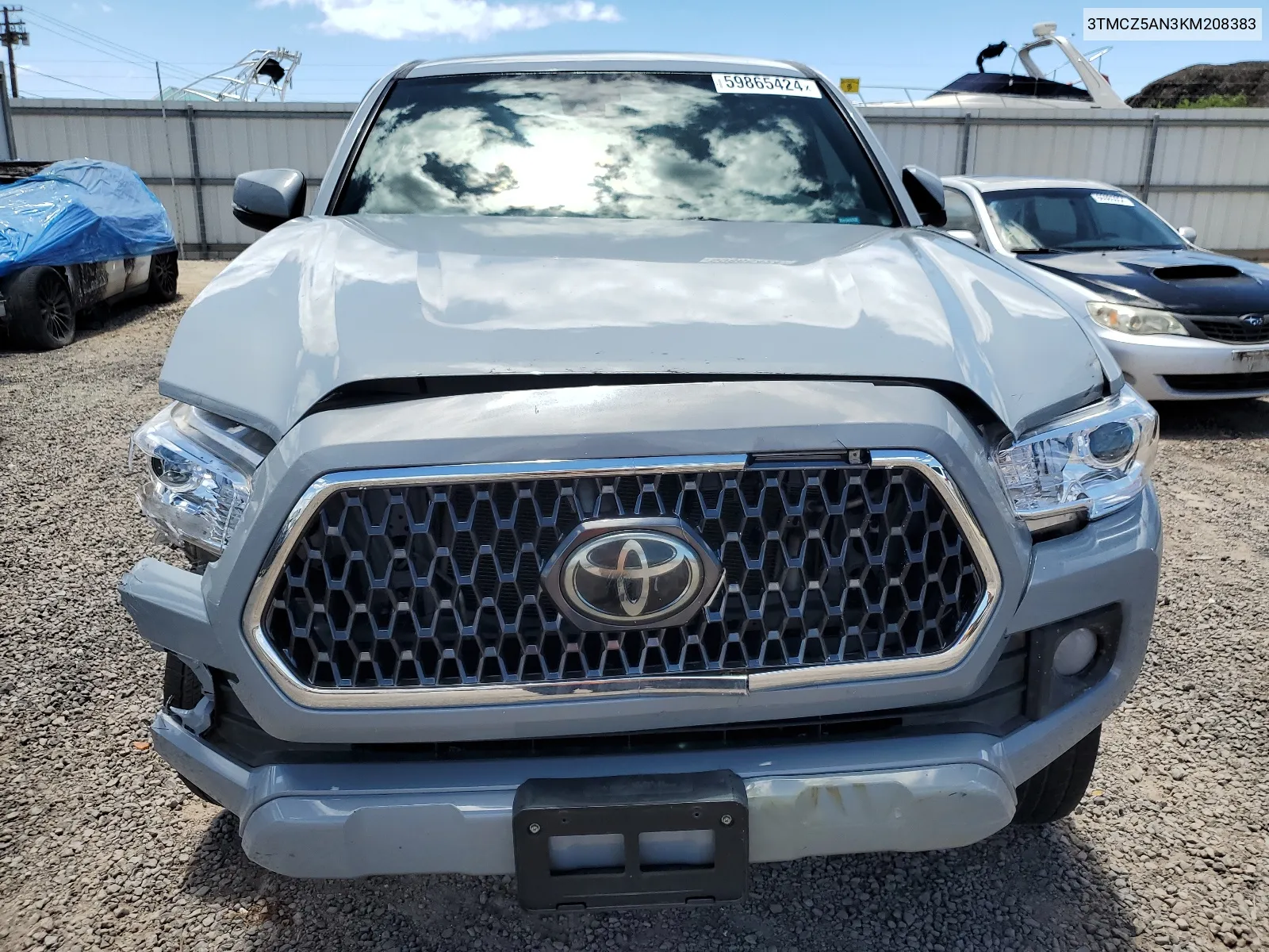 2019 Toyota Tacoma Double Cab VIN: 3TMCZ5AN3KM208383 Lot: 59865424