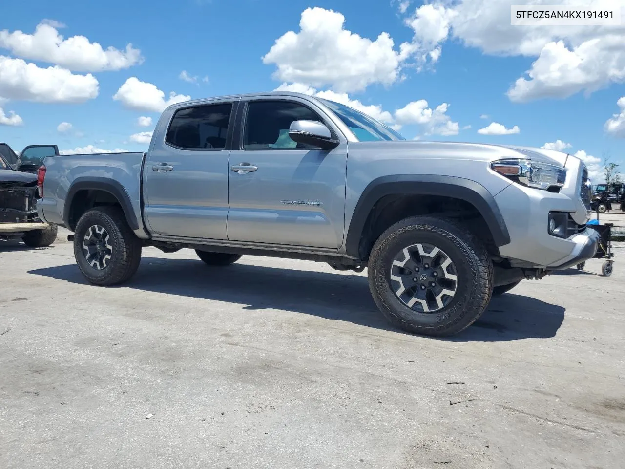 2019 Toyota Tacoma Double Cab VIN: 5TFCZ5AN4KX191491 Lot: 60208934