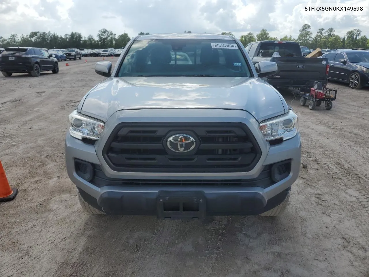 5TFRX5GN0KX149598 2019 Toyota Tacoma Access Cab