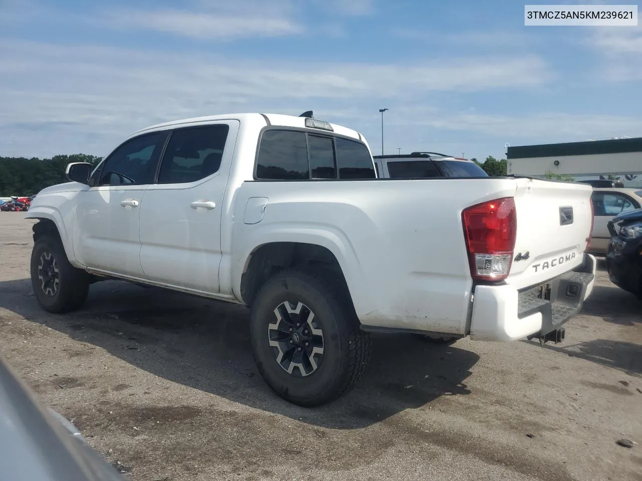 2019 Toyota Tacoma Double Cab VIN: 3TMCZ5AN5KM239621 Lot: 60696104