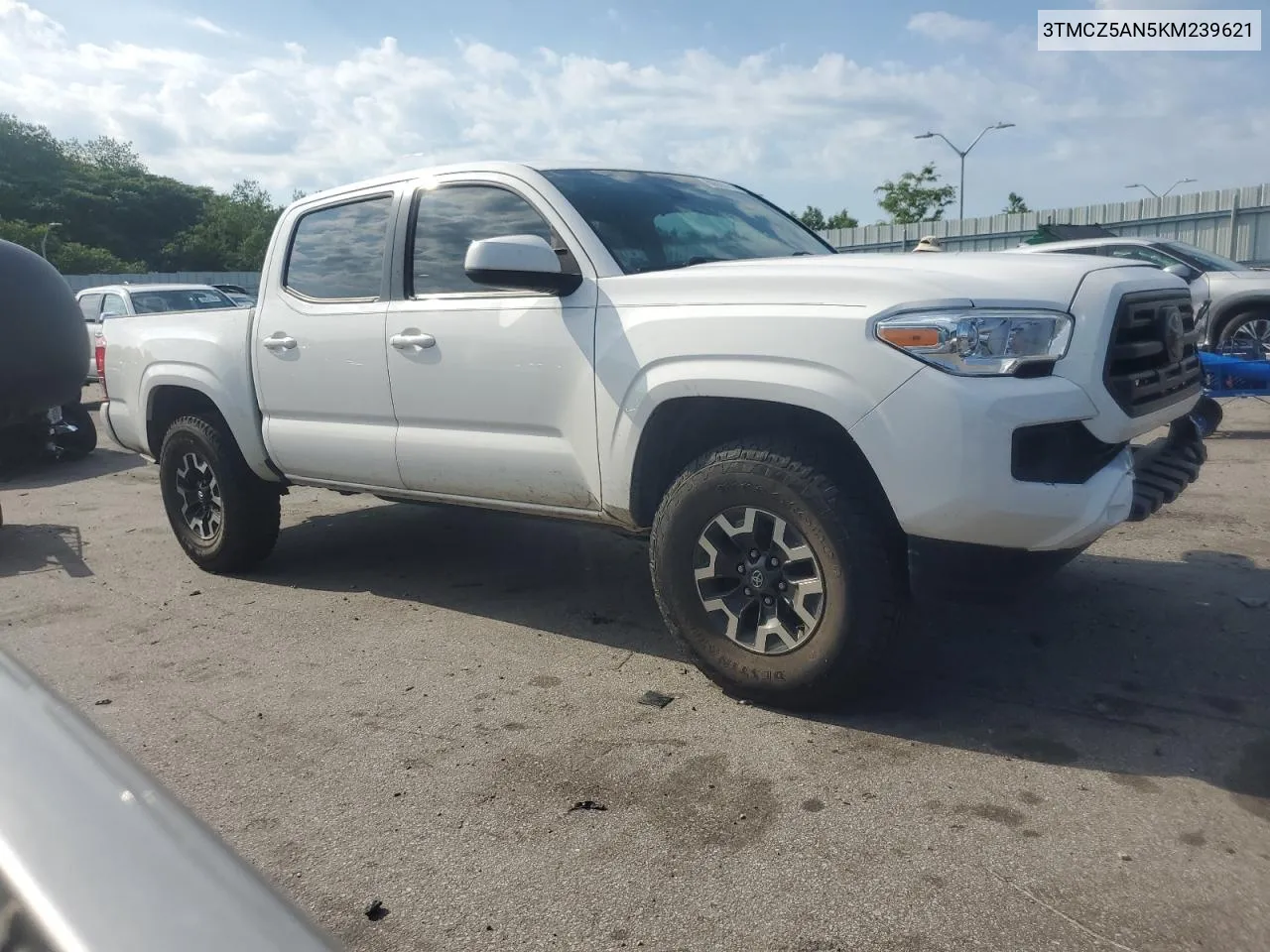 2019 Toyota Tacoma Double Cab VIN: 3TMCZ5AN5KM239621 Lot: 60696104