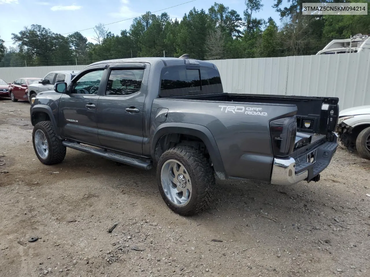 2019 Toyota Tacoma Double Cab VIN: 3TMAZ5CN5KM094214 Lot: 62606534