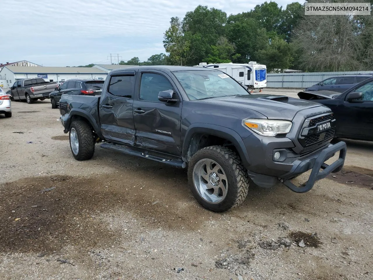 2019 Toyota Tacoma Double Cab VIN: 3TMAZ5CN5KM094214 Lot: 62606534