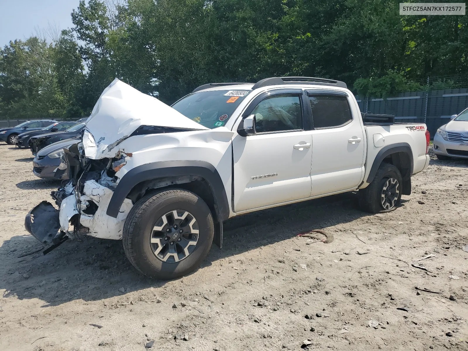 5TFCZ5AN7KX172577 2019 Toyota Tacoma Double Cab