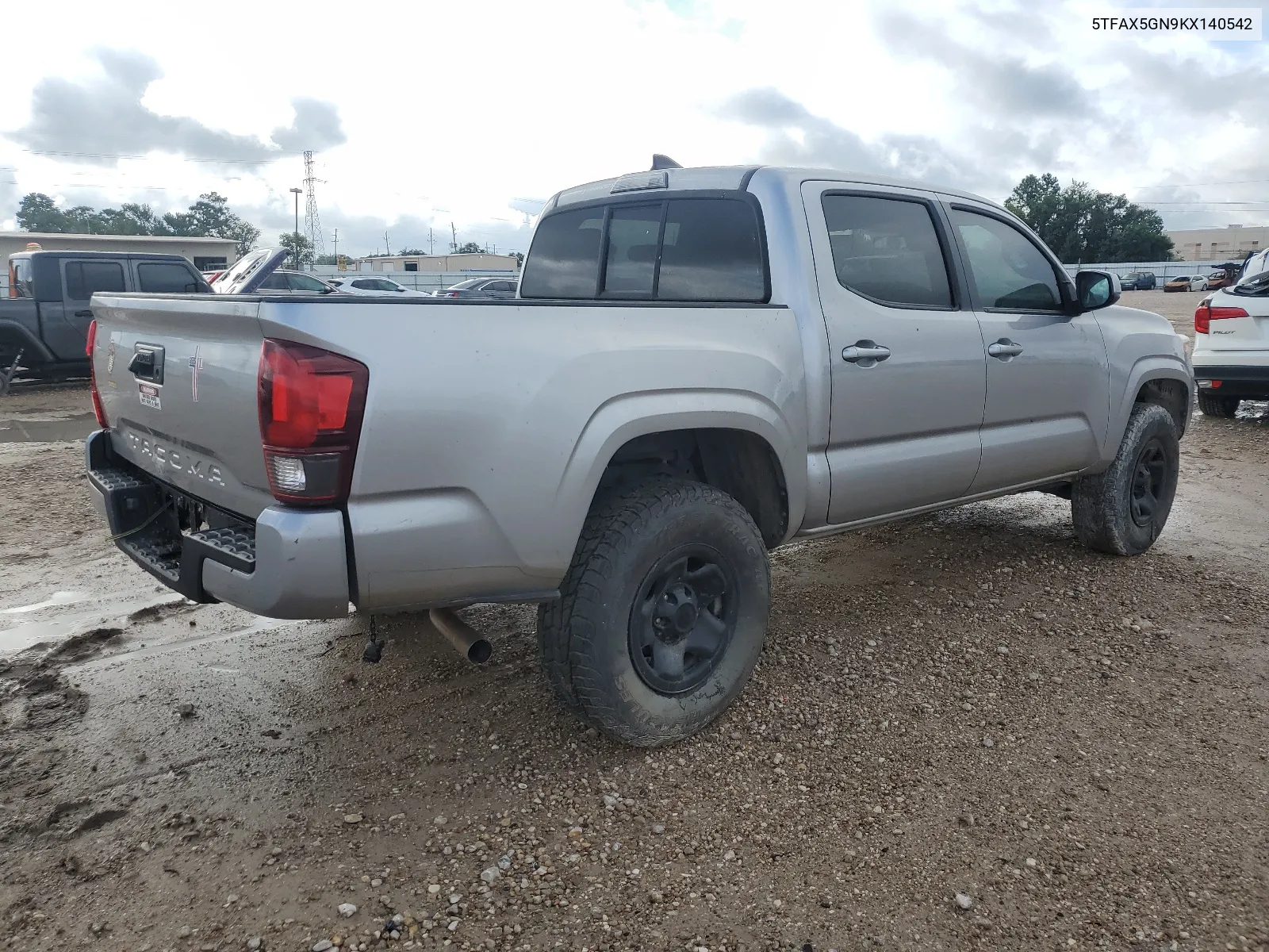 2019 Toyota Tacoma Double Cab VIN: 5TFAX5GN9KX140542 Lot: 64458164