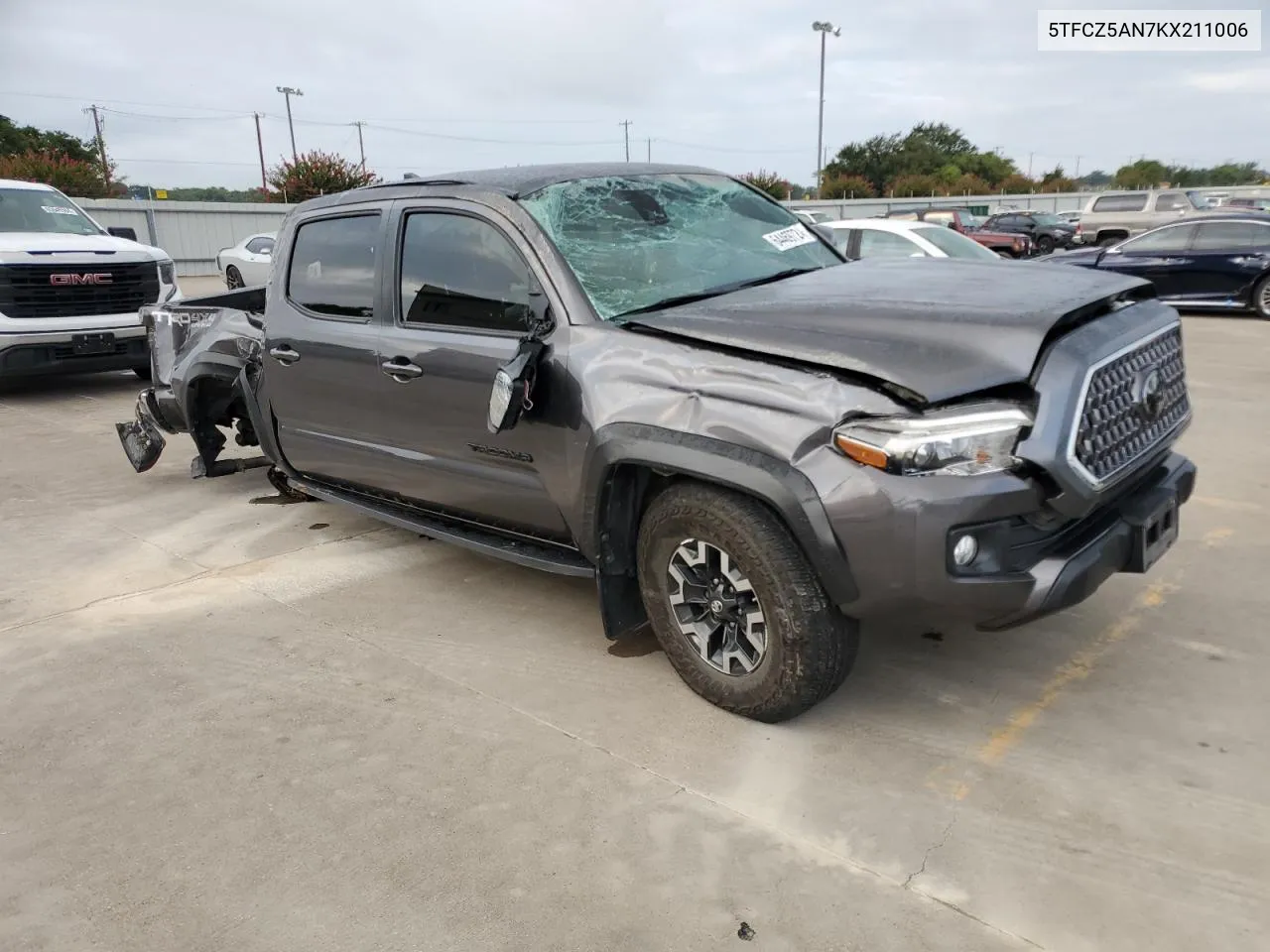 2019 Toyota Tacoma Double Cab VIN: 5TFCZ5AN7KX211006 Lot: 64469724