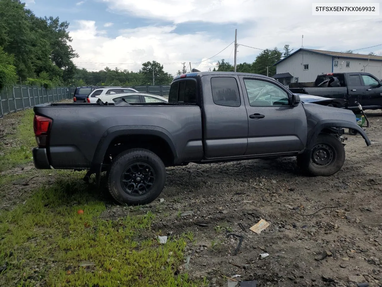 2019 Toyota Tacoma Access Cab VIN: 5TFSX5EN7KX069932 Lot: 64835234