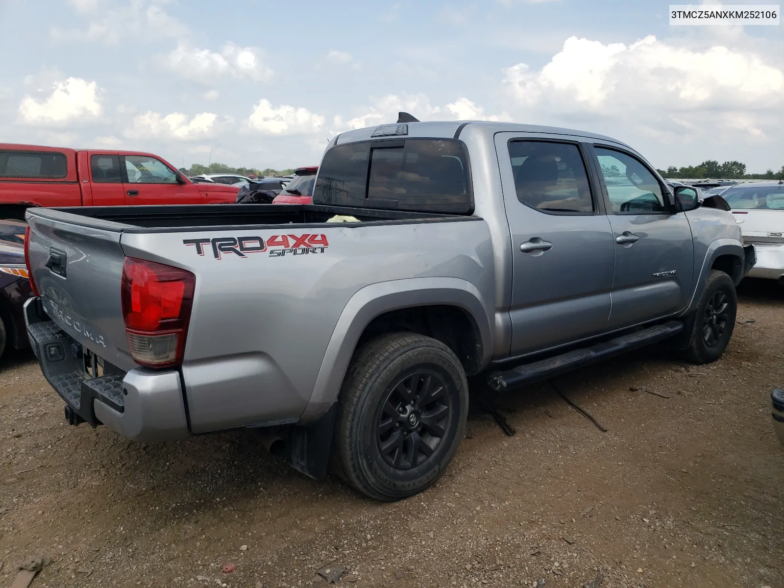 2019 Toyota Tacoma Double Cab VIN: 3TMCZ5ANXKM252106 Lot: 65114554