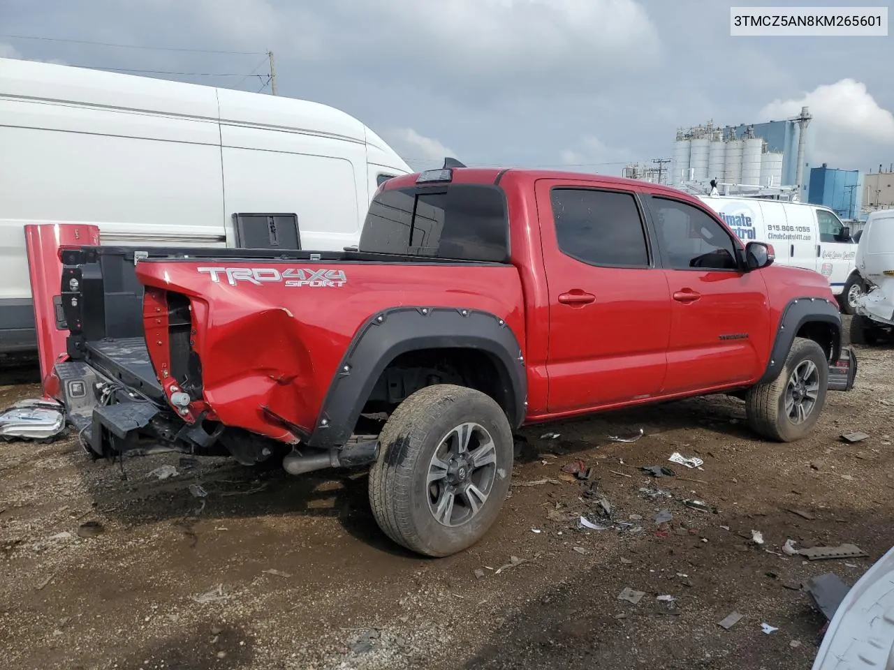 2019 Toyota Tacoma Double Cab VIN: 3TMCZ5AN8KM265601 Lot: 65360064