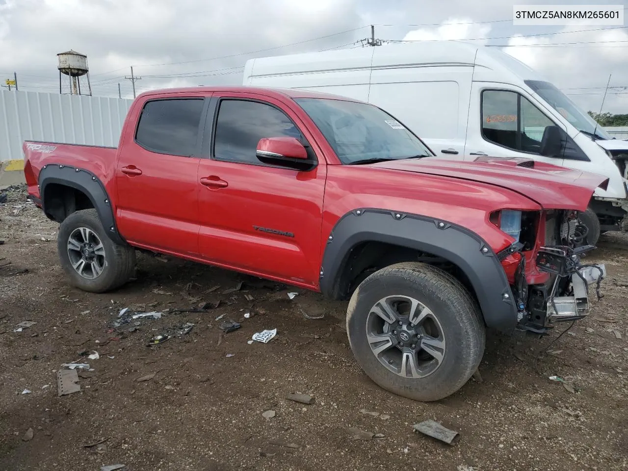 2019 Toyota Tacoma Double Cab VIN: 3TMCZ5AN8KM265601 Lot: 65360064