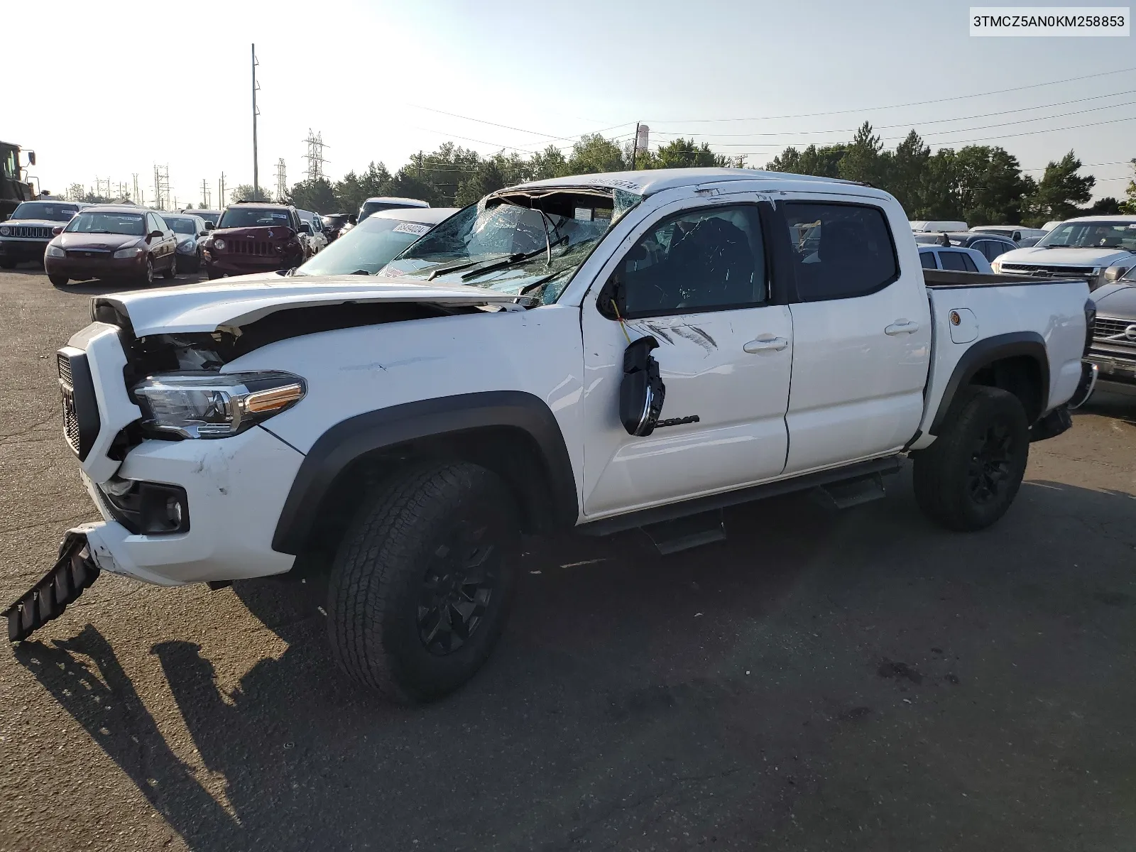 2019 Toyota Tacoma Double Cab VIN: 3TMCZ5AN0KM258853 Lot: 65475674