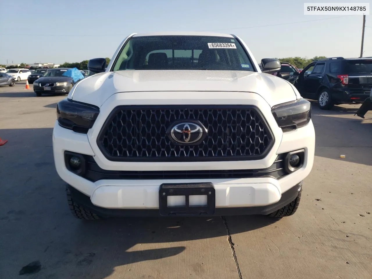 2019 Toyota Tacoma Double Cab VIN: 5TFAX5GN9KX148785 Lot: 65683394