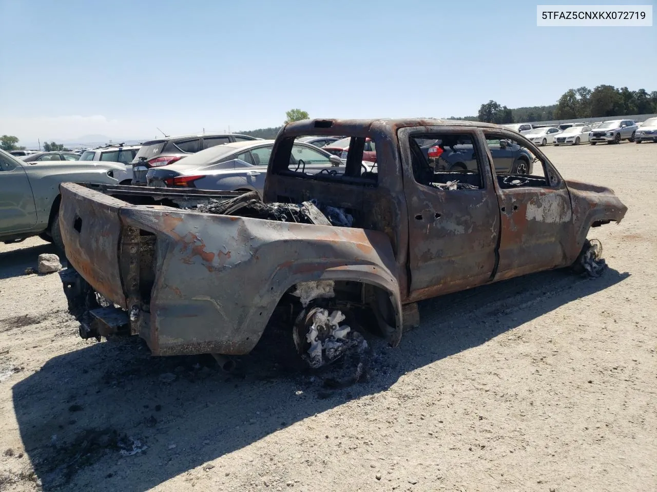 2019 Toyota Tacoma Double Cab VIN: 5TFAZ5CNXKX072719 Lot: 65899784