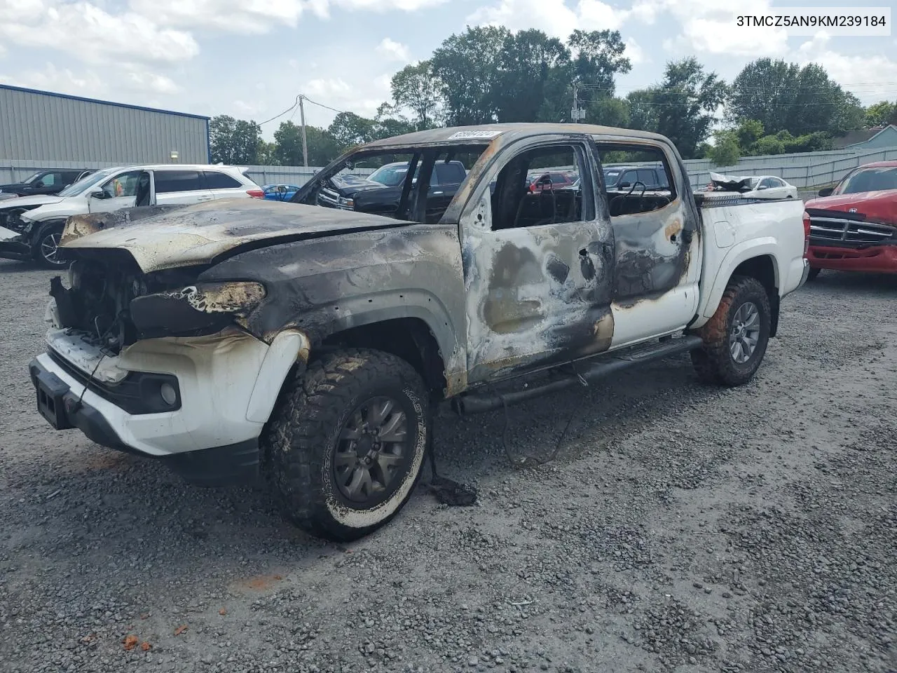 2019 Toyota Tacoma Double Cab VIN: 3TMCZ5AN9KM239184 Lot: 65964124