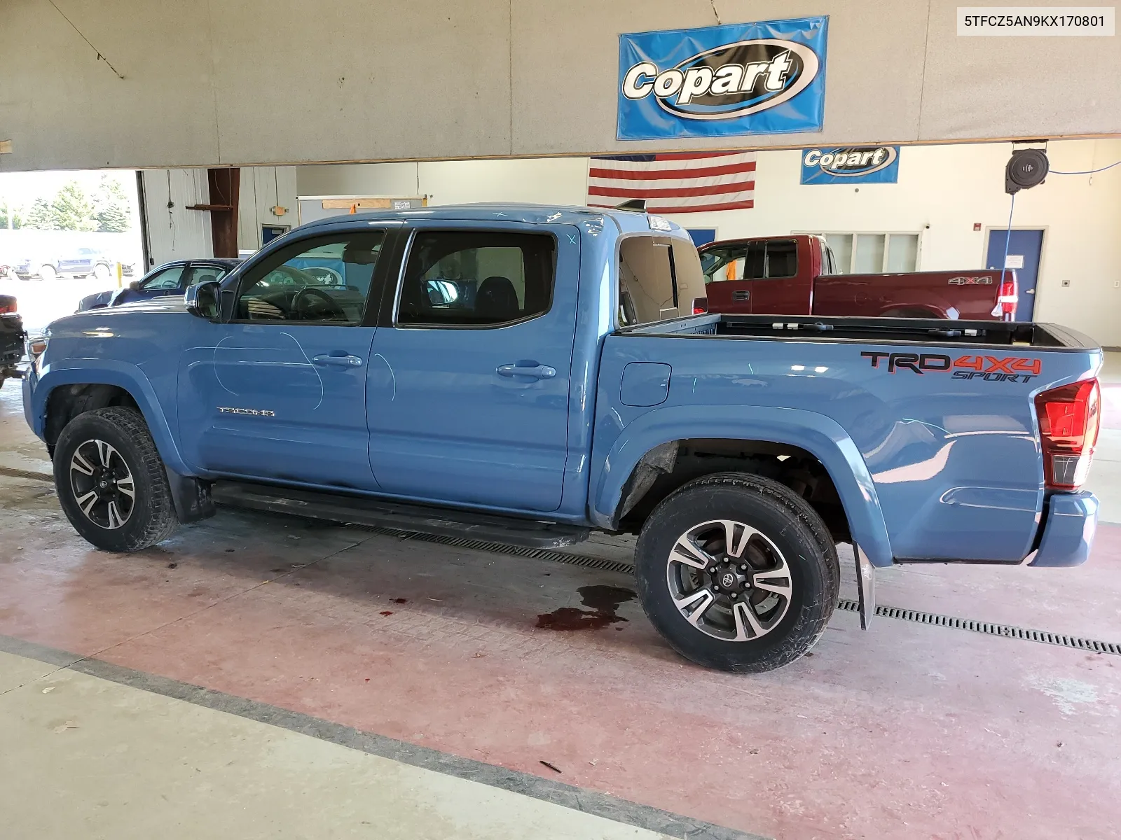 2019 Toyota Tacoma Double Cab VIN: 5TFCZ5AN9KX170801 Lot: 66166244