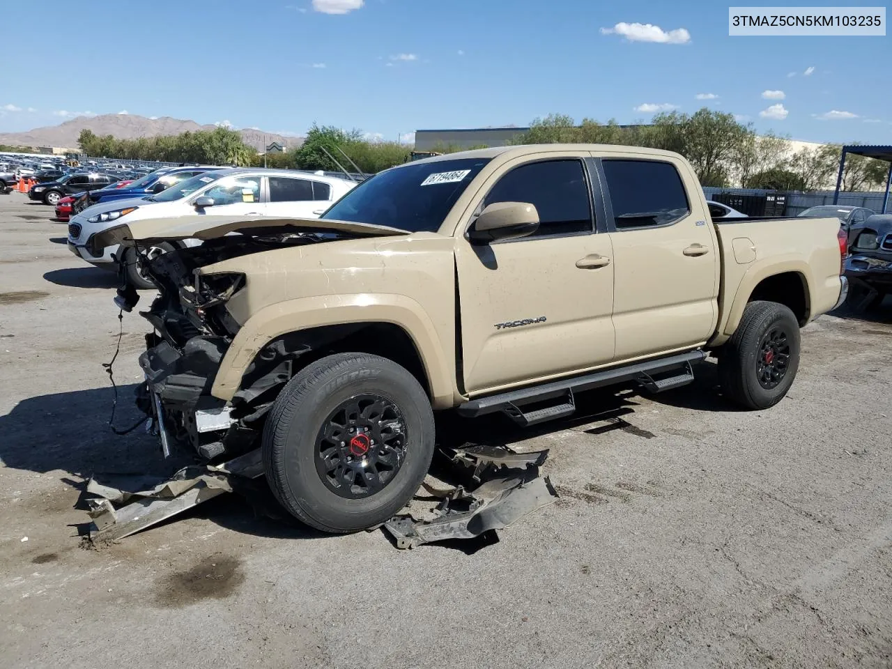 3TMAZ5CN5KM103235 2019 Toyota Tacoma Double Cab