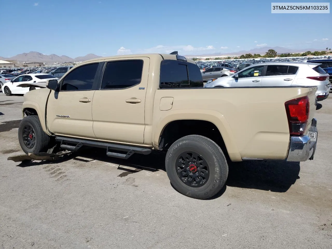 3TMAZ5CN5KM103235 2019 Toyota Tacoma Double Cab