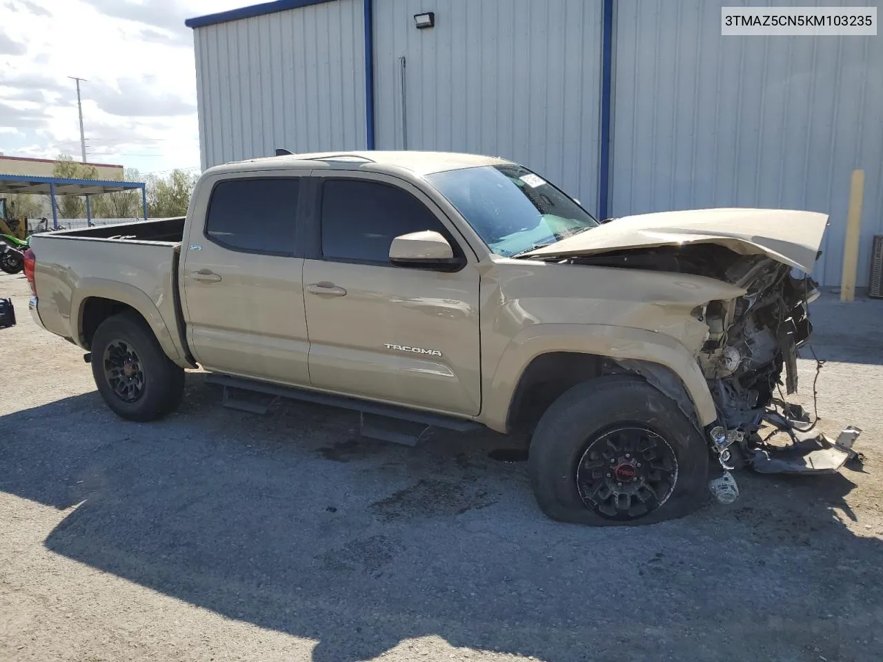 2019 Toyota Tacoma Double Cab VIN: 3TMAZ5CN5KM103235 Lot: 67194864