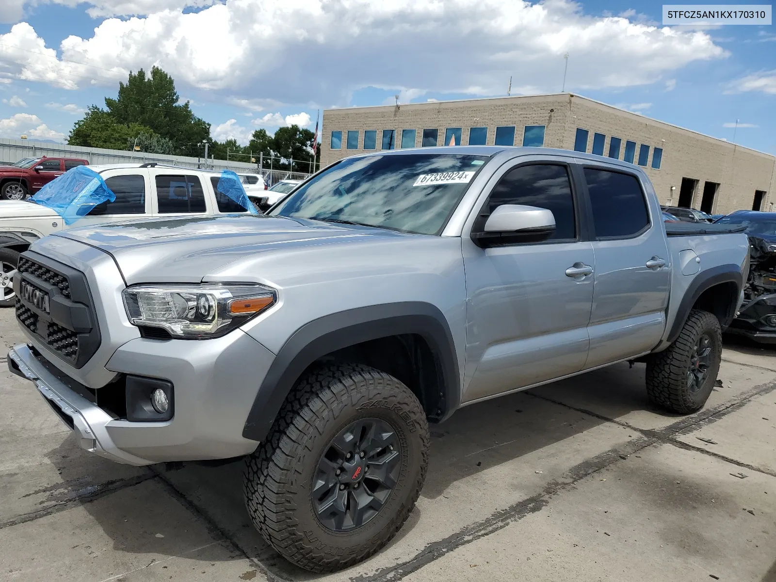 2019 Toyota Tacoma Double Cab VIN: 5TFCZ5AN1KX170310 Lot: 67339924