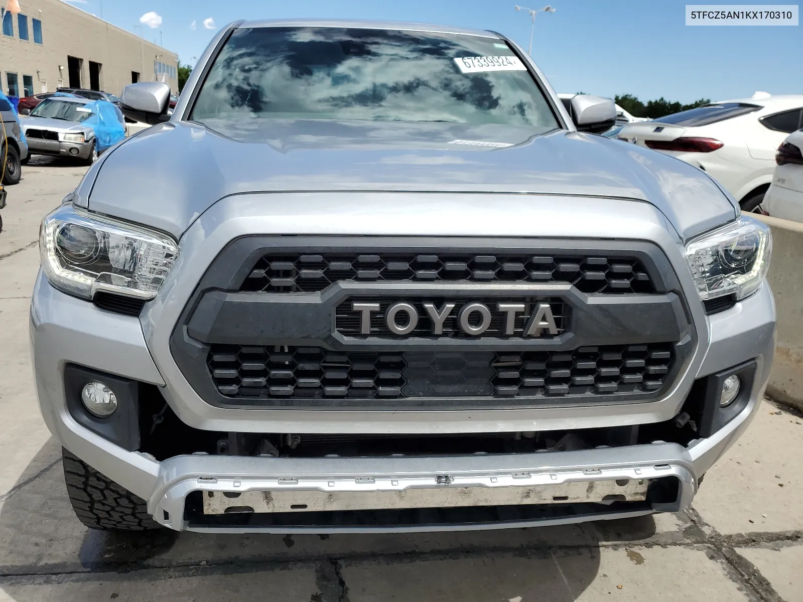 2019 Toyota Tacoma Double Cab VIN: 5TFCZ5AN1KX170310 Lot: 67339924