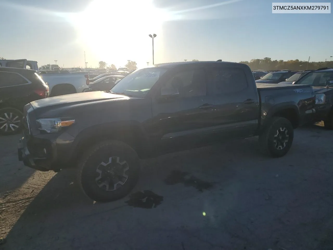 2019 Toyota Tacoma Double Cab VIN: 3TMCZ5ANXKM279791 Lot: 67653154