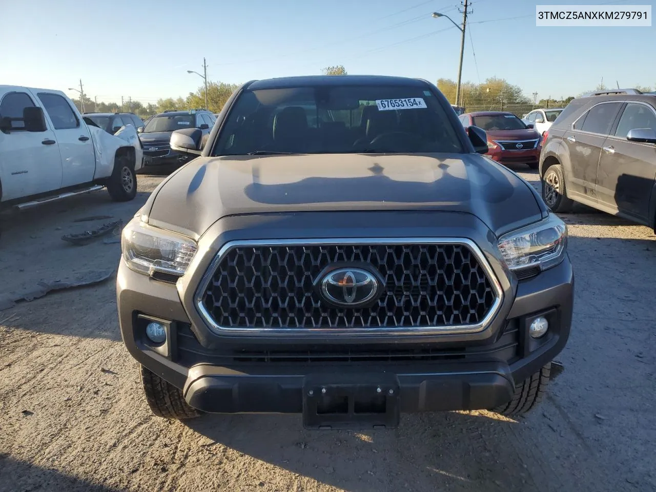 2019 Toyota Tacoma Double Cab VIN: 3TMCZ5ANXKM279791 Lot: 67653154