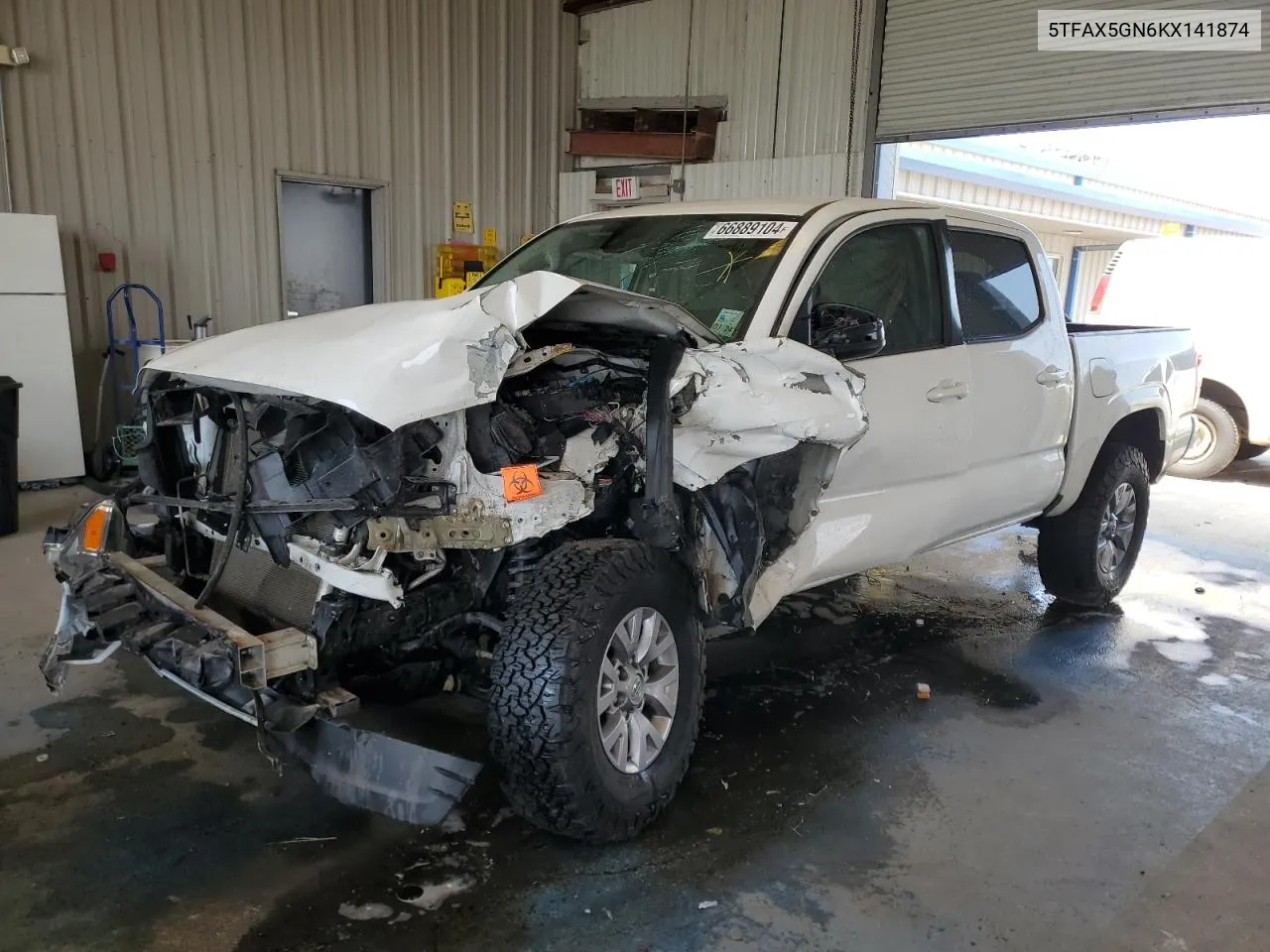 2019 Toyota Tacoma Double Cab VIN: 5TFAX5GN6KX141874 Lot: 68093504