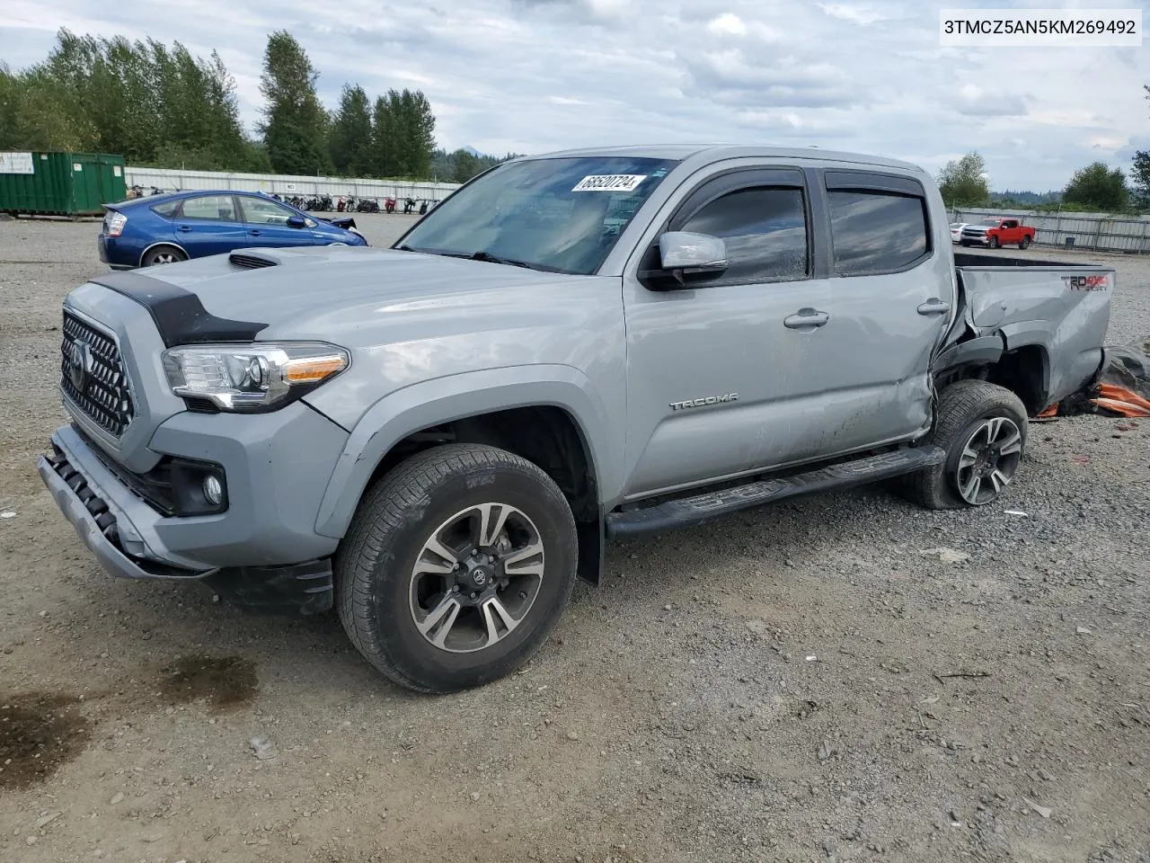 2019 Toyota Tacoma Double Cab VIN: 3TMCZ5AN5KM269492 Lot: 68520724