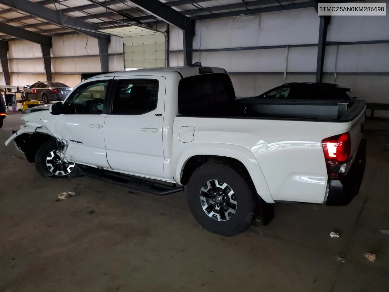 2019 Toyota Tacoma Double Cab VIN: 3TMCZ5AN0KM286698 Lot: 68659724