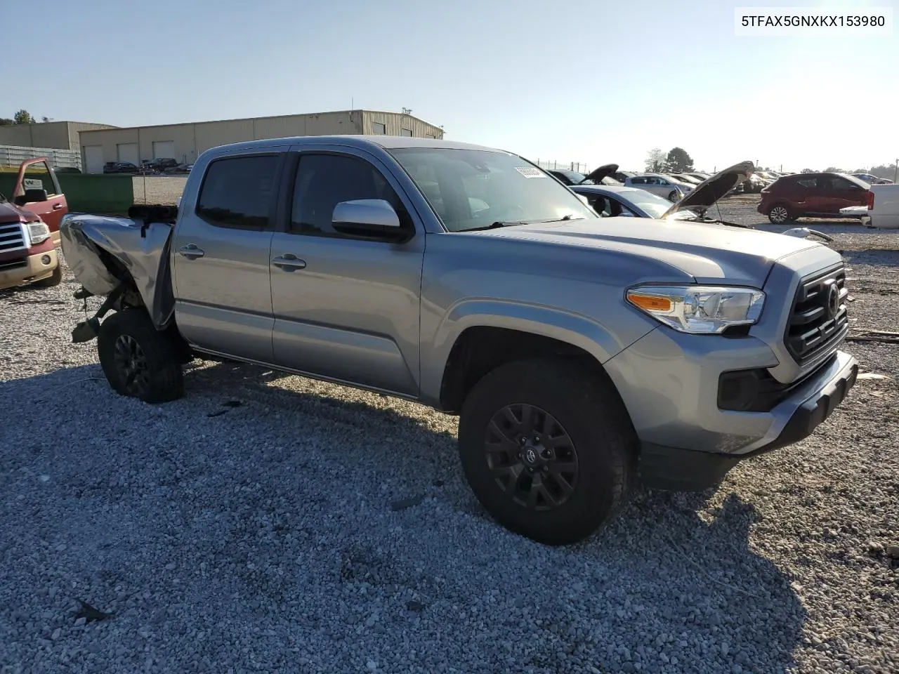 2019 Toyota Tacoma Double Cab VIN: 5TFAX5GNXKX153980 Lot: 69085054