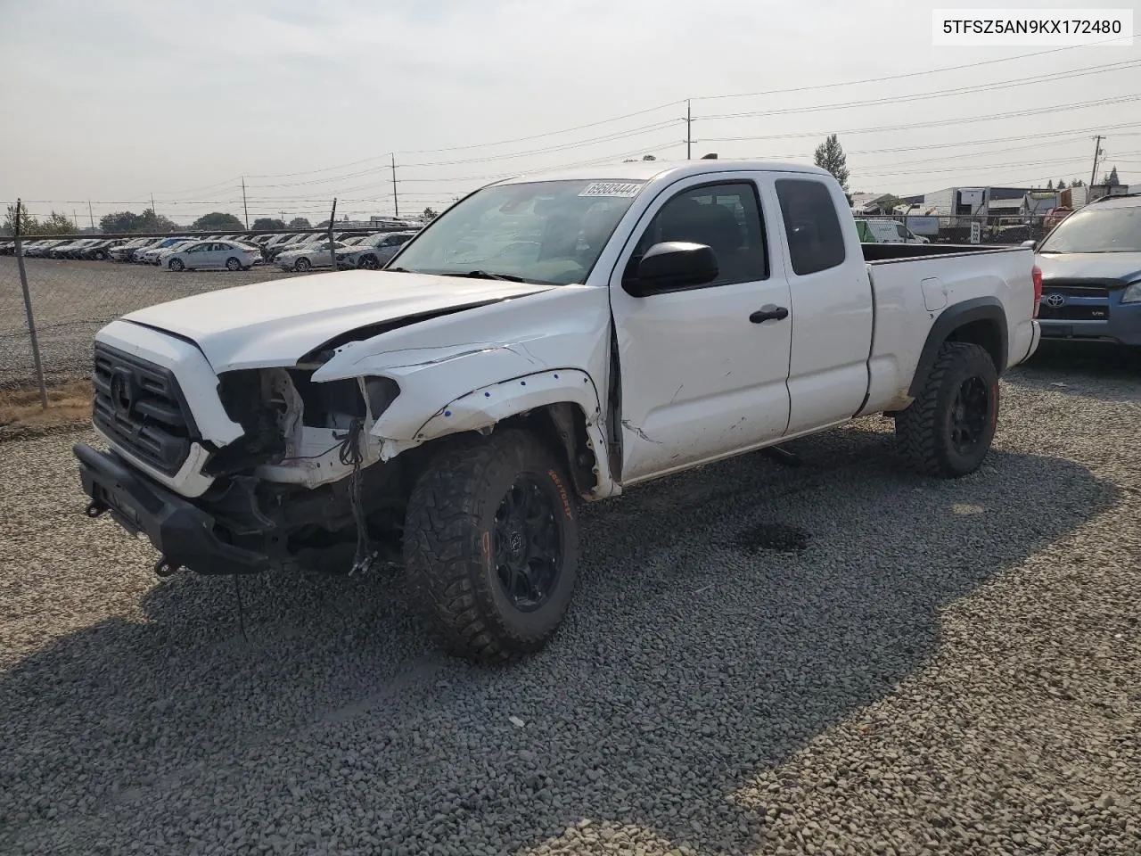 2019 Toyota Tacoma Access Cab VIN: 5TFSZ5AN9KX172480 Lot: 69503444