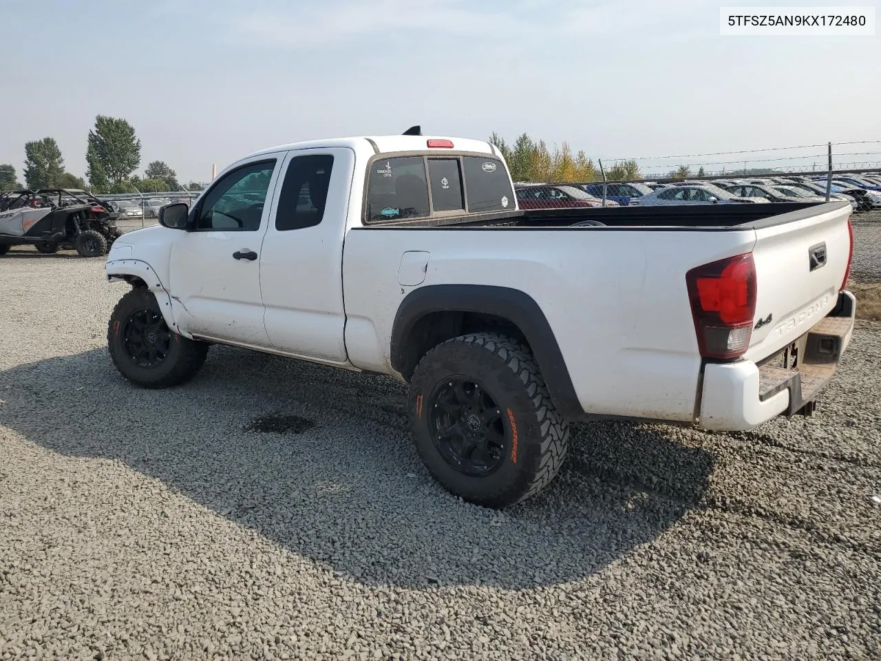 2019 Toyota Tacoma Access Cab VIN: 5TFSZ5AN9KX172480 Lot: 69503444