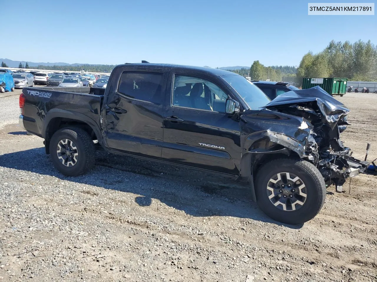 3TMCZ5AN1KM217891 2019 Toyota Tacoma Double Cab