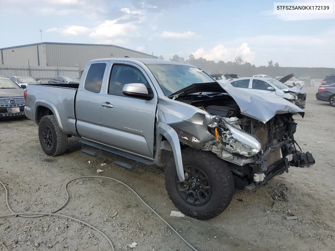 2019 Toyota Tacoma Access Cab VIN: 5TFSZ5AN0KX172139 Lot: 69757114