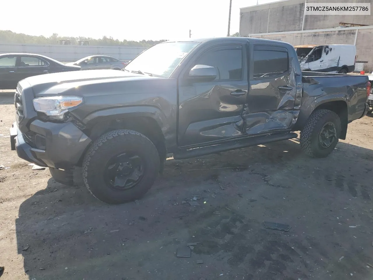 2019 Toyota Tacoma Double Cab VIN: 3TMCZ5AN6KM257786 Lot: 70002244