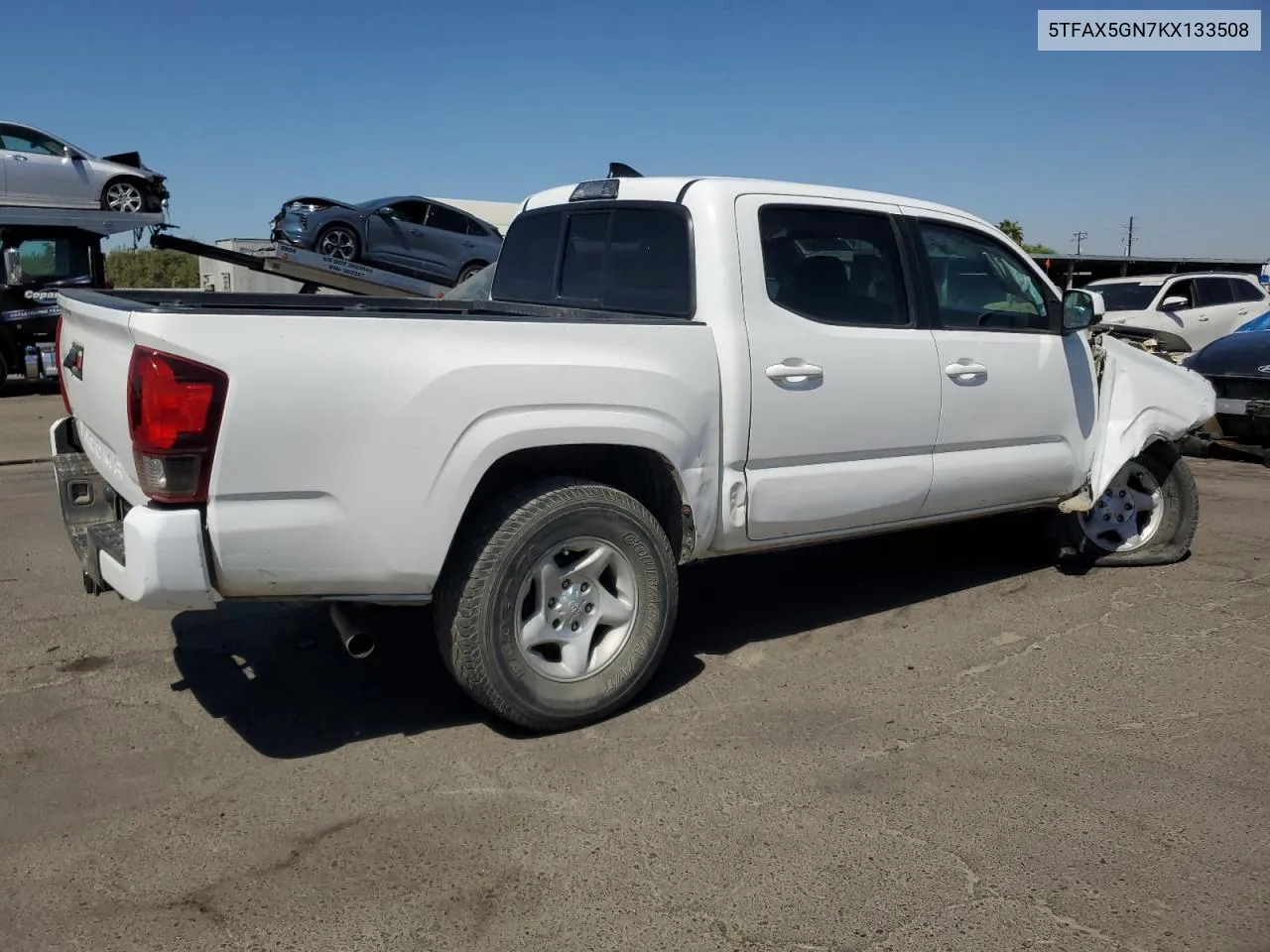 2019 Toyota Tacoma Double Cab VIN: 5TFAX5GN7KX133508 Lot: 70052464