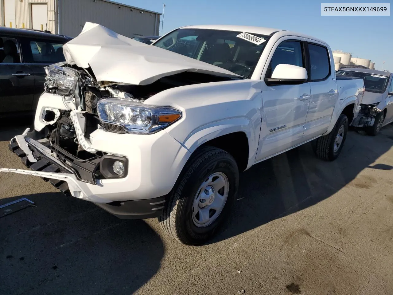 2019 Toyota Tacoma Double Cab VIN: 5TFAX5GNXKX149699 Lot: 70068064