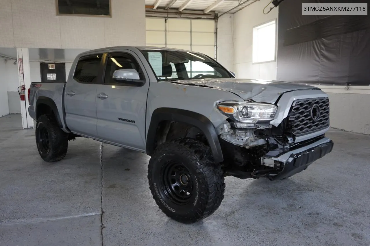 2019 Toyota Tacoma Double Cab VIN: 3TMCZ5ANXKM277118 Lot: 70140444