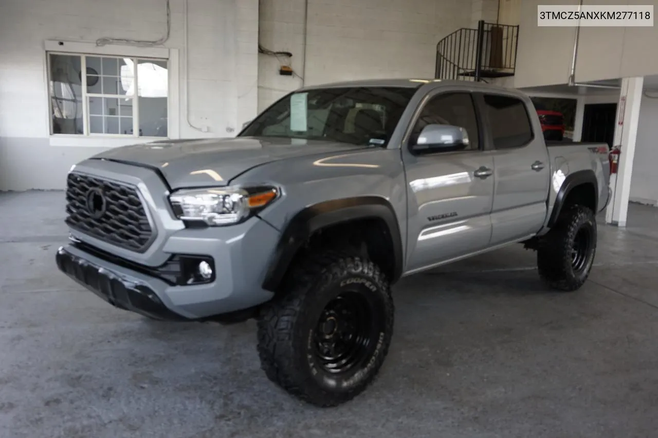 2019 Toyota Tacoma Double Cab VIN: 3TMCZ5ANXKM277118 Lot: 70140444